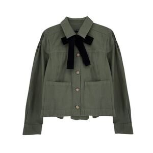 VERONICA BEARD Weslyn Jacket Army Green XS